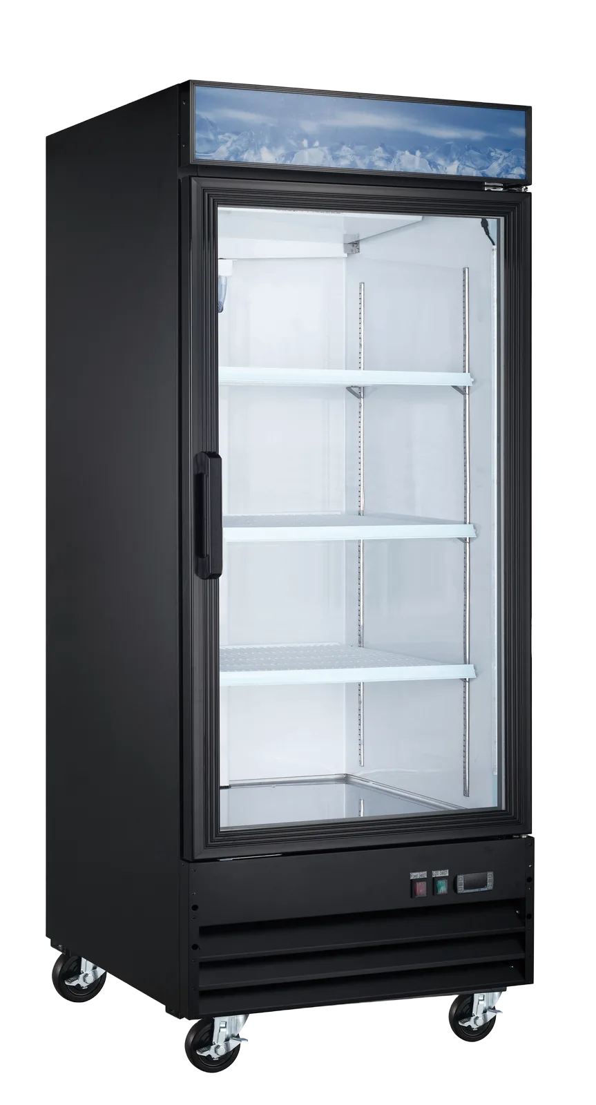 Drago DR8MGF Glass Door Merchandiser Freezer