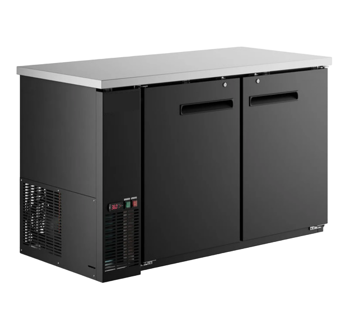 Drago DRBB48SH Solid Door Back Bar Refrigerator