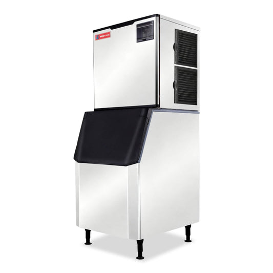 WESTLAKE Commercial Ice Maker Machine 1000 lb/Day with 440 lb Bin | Air Cooled Cube Ice Machine for Restaurant