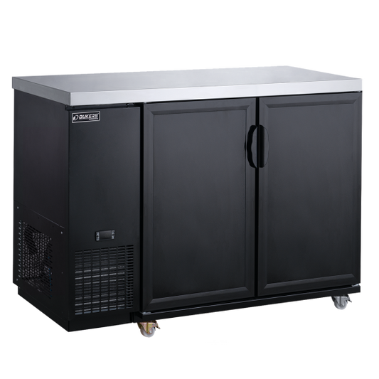 Dukers Appliance Co DBB48-M2 Refrigerated Back Bar Cabinet w/ 2 Solid Doors, 11.23 Cu Ft