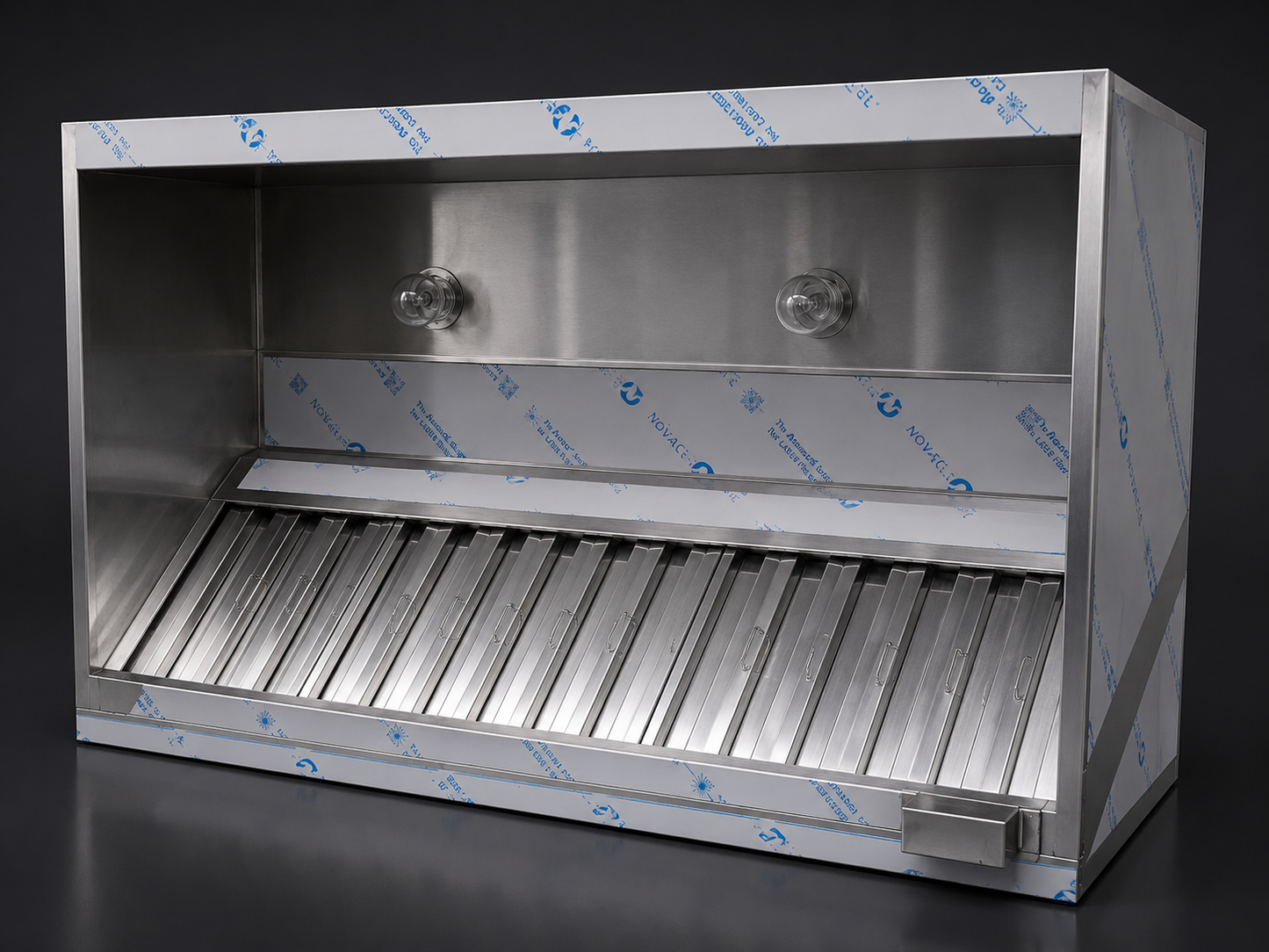 4 FT Texas Hood Fabrication commercial kitchen exhaust hood