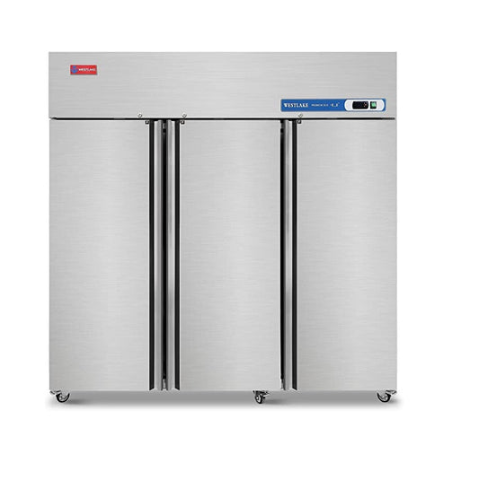 WESTLAKE Commercial Refrigerator 72" 3-Door 54 Cu.ft Stainless Steel | Cubigel ETL DOE Energy Reach-In for Restaurant