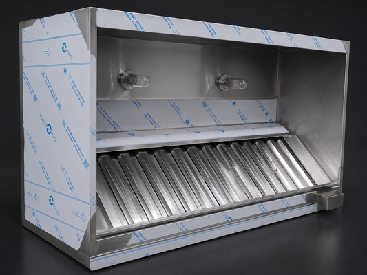 16 FT Texas Hood Fabrication commercial kitchen exhaust hood
