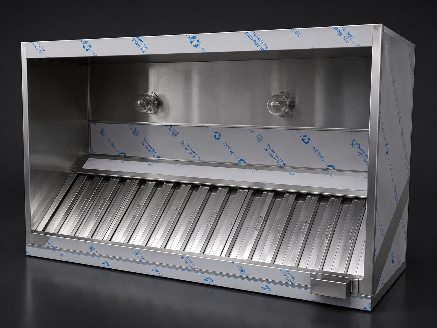 16 FT Texas Hood Fabrication commercial kitchen exhaust hood