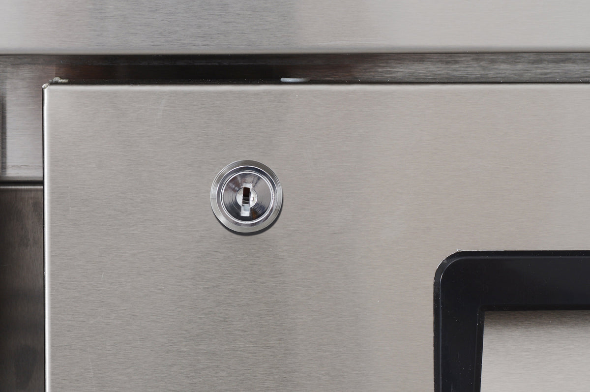 WESTLAKE Commercial Prep Table 60" 2-Door Stainless Steel | Embraco ETL Sandwich Salad Refrigerator for Restaurant