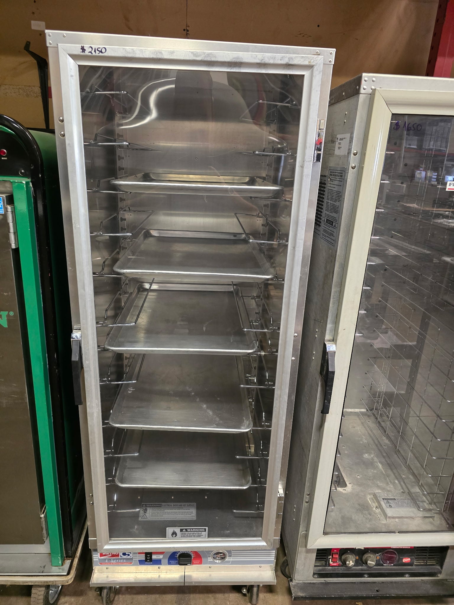 Metro C5E9-CFC-U C5 E Series Non-Insulated Heated Holding and Proofing Cabinet - 120V, 2000W