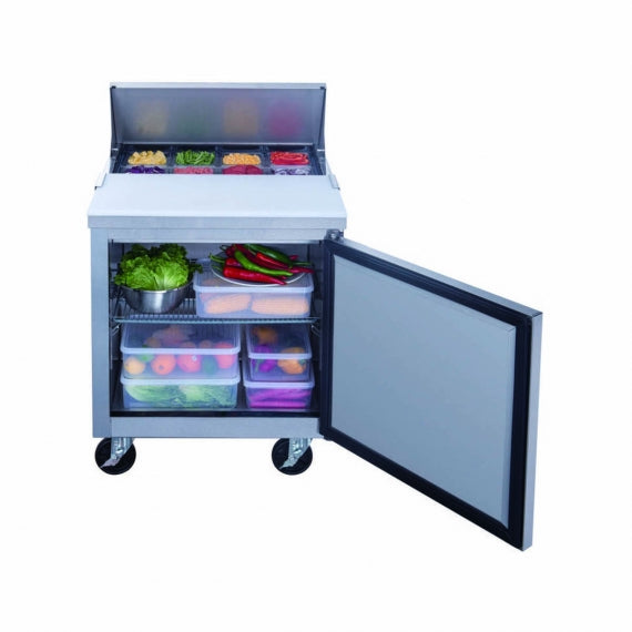 Dukers Appliance Co DSP29-8-S1 29" Sandwich / Salad Unit Refrigerated Counter