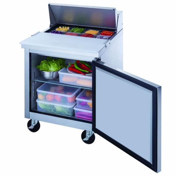 Dukers Appliance Co DSP29-8-S1 29" Sandwich / Salad Unit Refrigerated Counter