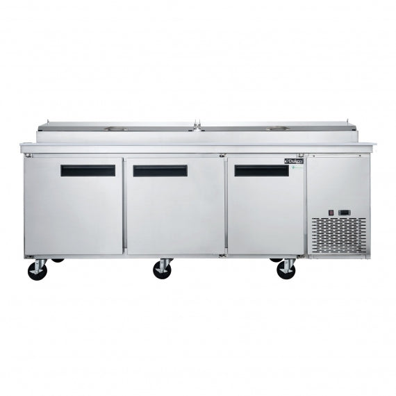 Dukers Appliance Co DPP90 90" Pizza Prep Table Refrigerated Counter