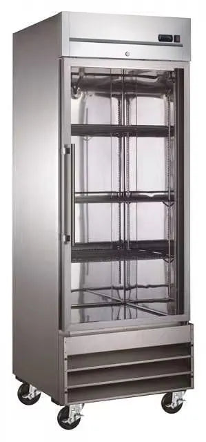Drago DR23RG Glass Door Reach-In Refrigerator