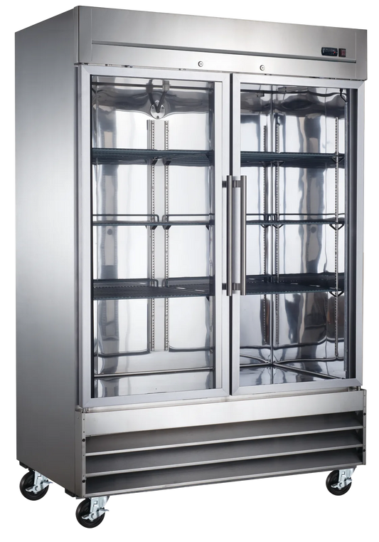 Drago DR47FG Glass Door Reach-In Freezer