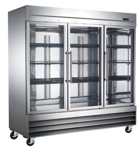 Drago DR72RG Glass Door Reach-In Refrigerator
