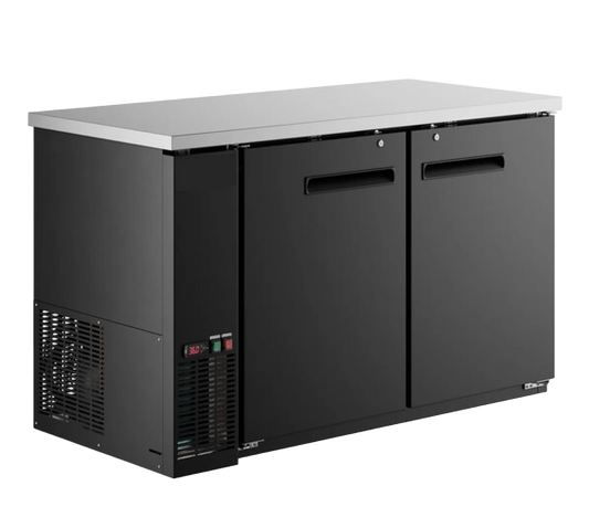 Drago DRBB48SH Solid Door Back Bar Refrigerator