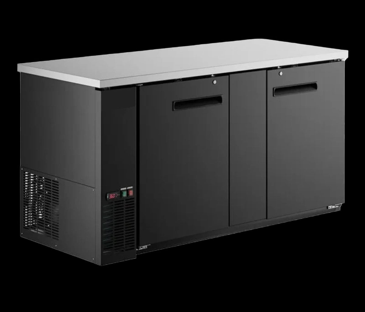 Drago DRBB60SH Solid Door Back Bar Refrigerator