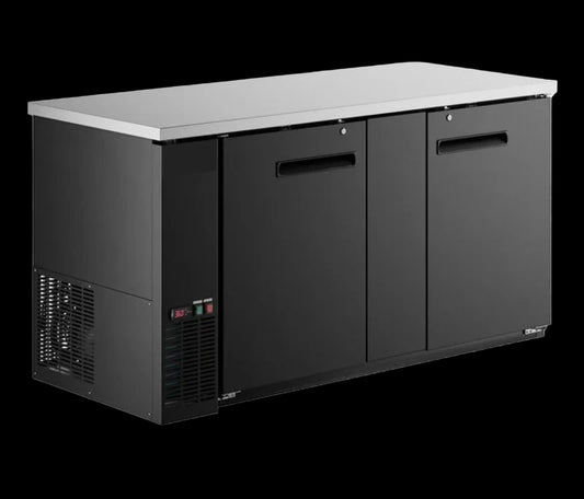 Drago DRBB60SH Solid Door Back Bar Refrigerator