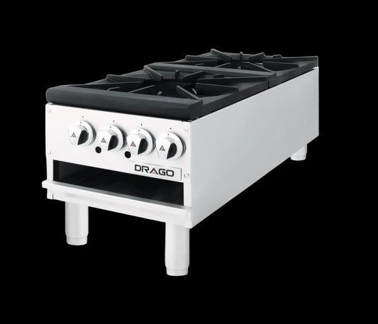 Drago DRSPR2V Double Stock Pot Range with Valve
