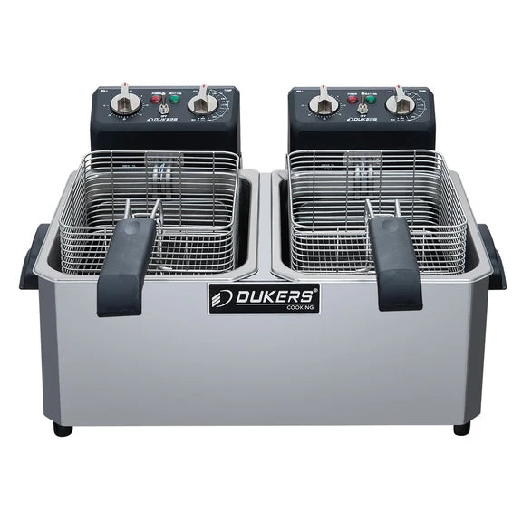 DCF10ED 20lb Two Basket Electric Countertop Fryer