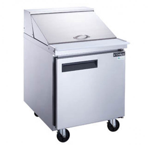Dukers Appliance Co DSP29-12M-S1 Mega Top Refrigerated Unit w/ 1 Solid Door, (12) 1/6 Pans