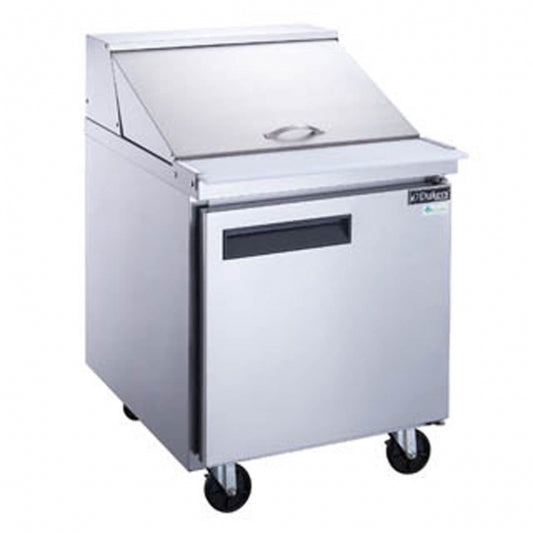 Dukers Appliance Co DSP29-12M-S1 Mega Top Refrigerated Unit w/ 1 Solid Door, (12) 1/6 Pans