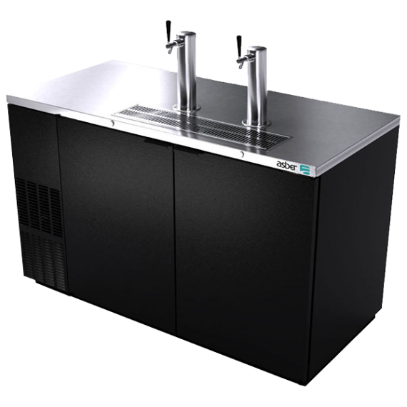 Asber ADDC-58 59" Direct Draw Beer Cooler, 3 Keg Capacity