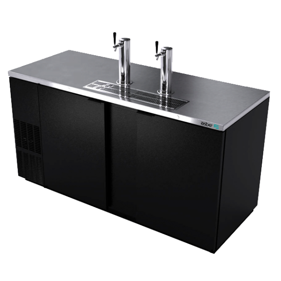 Asber ADDC-68 69" Direct Draw Beer Cooler, 3 Keg Capacity