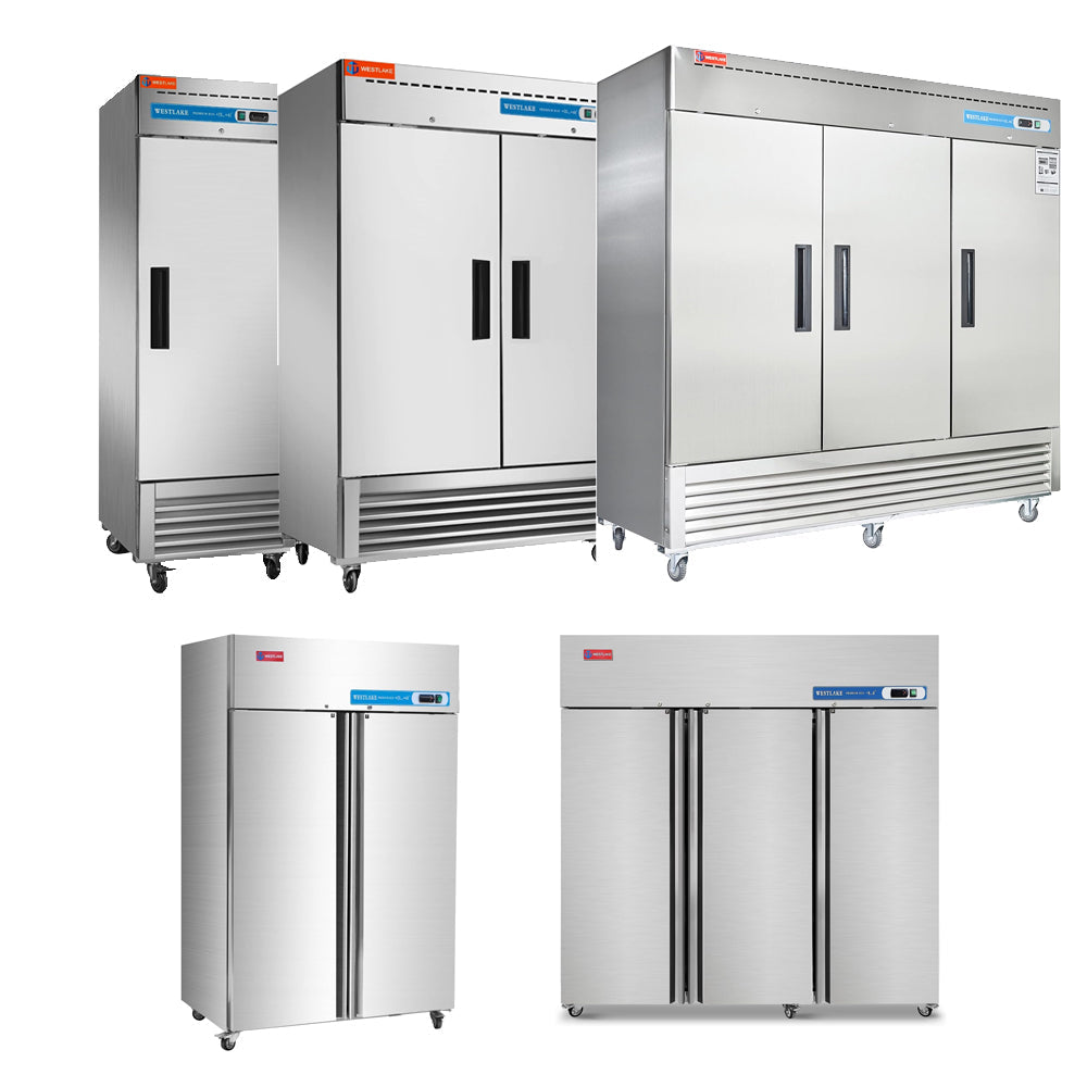 WESTLAKE Commercial Refrigerator | Reach-In 27"–82" 23–72 Cu.ft Stainless Steel for Restaurant