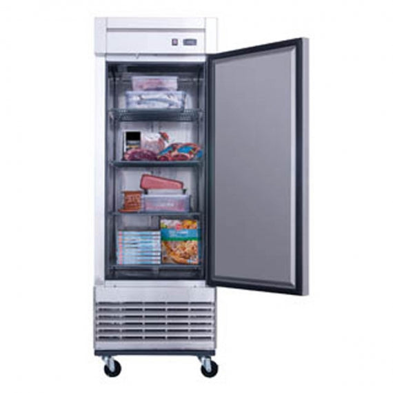 Dukers Appliance Co D28F 28" One Section Reach-In Freezer w/ Solid Door, Bottom Mount, 18 cu. ft.
