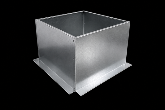 30 x 30 x 20 inch restaurant hood flat curb
