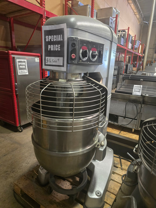 Hobart Legacy HL1400-1 140 Qt. Planetary Floor Mixer with Guard - 240V, 3 Phase, 5 hp